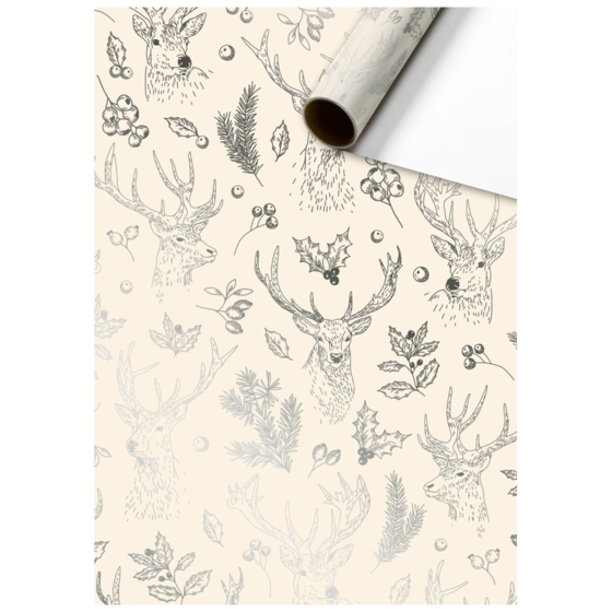 Geschenkpapier „Beau“ | 70 cm × 1,5 m, 76 g/m², beige