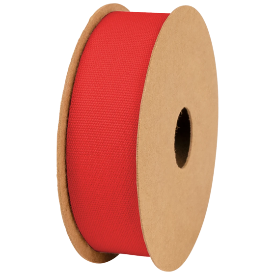 Geschenkband | Baumwolle, 16 mm × 3 m, rot