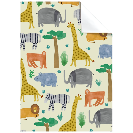 Geschenkpapier-Bogen „Timba“ | 100×70 cm, 80 g/m², beige