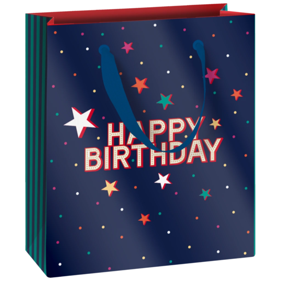 Gift Bag “Starlett” | 18×21×8 cm, 230 gsm, dark blue