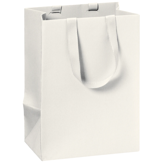 Geschenktasche One Colour | 10×14×8 cm, 250 g/m², hellbeige