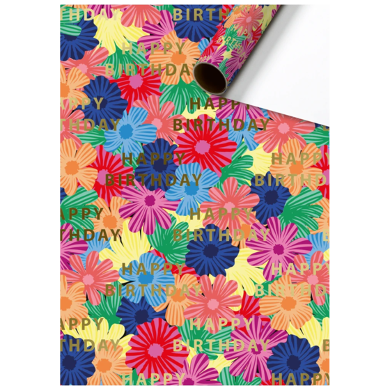 Geschenkpapier „Aviv“ | 70 cm × 1,5 m, 76 g/m², bunt