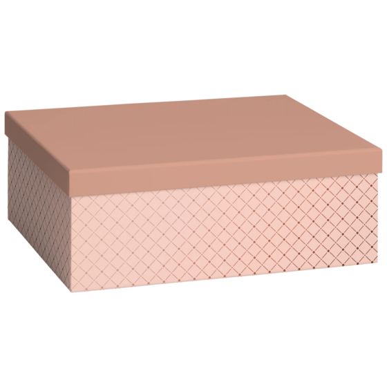 Geschenkbox „Min“ | 24×12×33 cm, 120 g/m², hellrosa