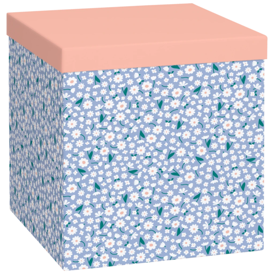 Geschenkbox „Samia“ | 23×24×23 cm, 120 g/m², himmelblau