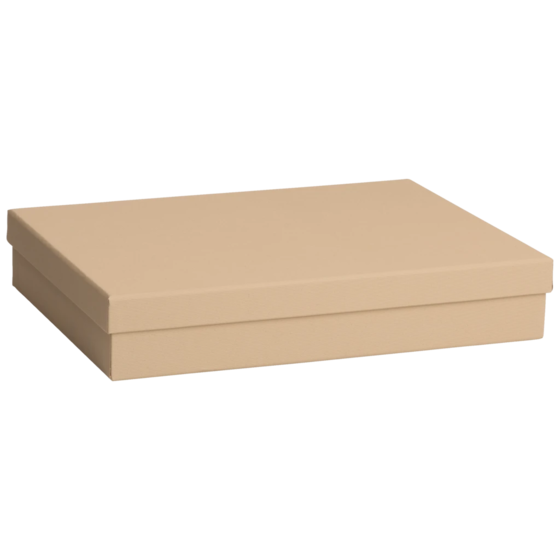 Geschenkbox One Colour | 33×6×24 cm, hellbraun