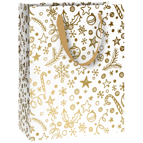 Geschenktasche „Chaya“ | 23×30×13 cm, 180 g/m², weiß