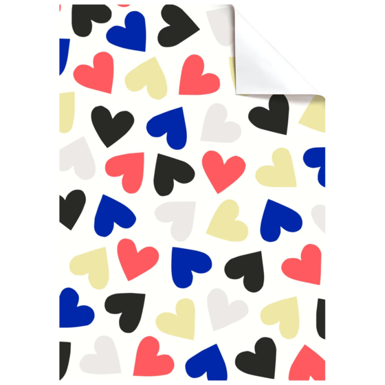 Geschenkpapier-Bogen „Velia“ | 50×70 cm, 80 g/m², mehrfarbig