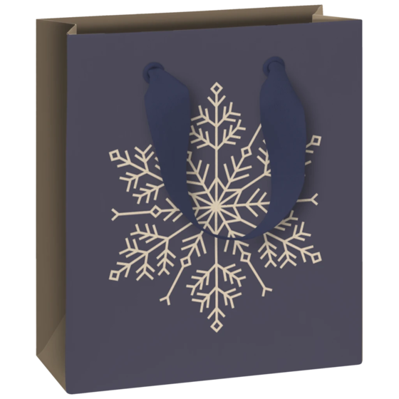 Geschenktasche „Isobel“ | 18×21×8 cm, 220 g/m², dunkelblau