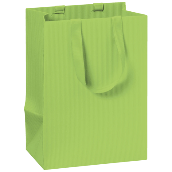 Geschenktasche One Colour | 10×14×8 cm, 250 g/m², hellgrün