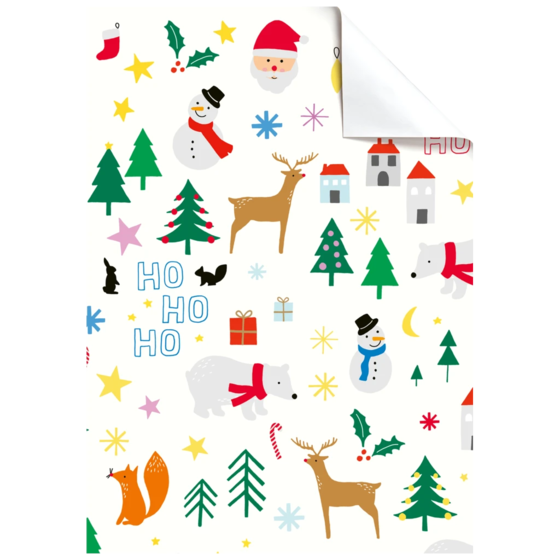 Gift Wrapping Paper Sheet | 100×70 cm, 80 gsm, white