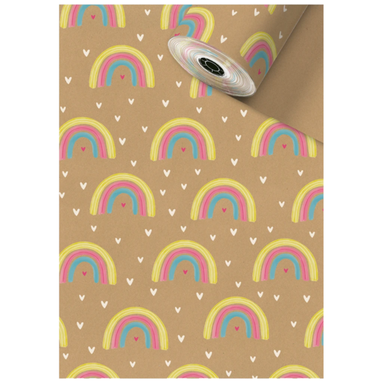 Geschenkpapier Sécaré-Rolle „Chilly“ | 50 cm × 250 m, 70 g/m², braun