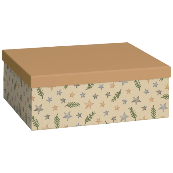 Geschenkbox „Naruto“ | 24×12×33 cm, dunkelorange/hellbraun