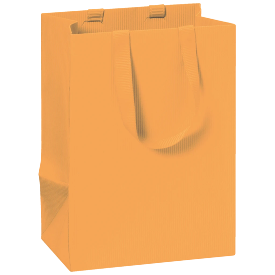 Geschenktasche One Colour | 10×14×8 cm, 250 g/m², dunkelorange