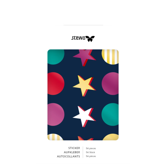 Aufkleber Bogen „Starlett“ | 110×150 mm, 4 Blatt