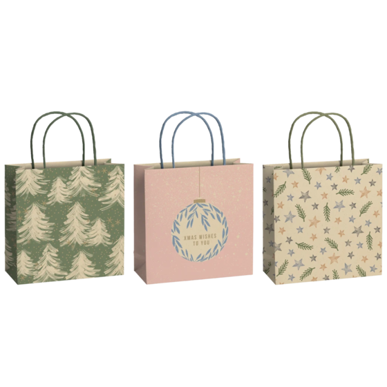 Geschenktaschen-Set „Naruto“ | 20×20×8 cm, 200 g/m², mehrfarbig