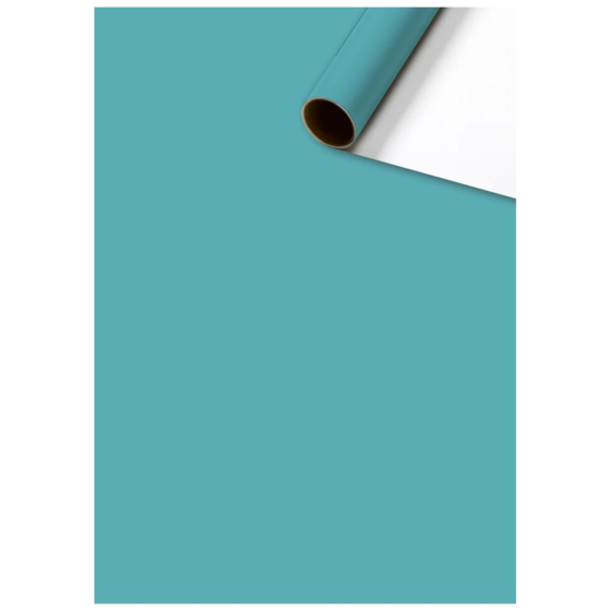 Geschenkpapier „Uni Plain“ One Colour | 70 cm × 2 m, 80 g/m², türkis