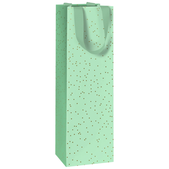 Flaschentasche „Yvie“ | 11×36×10,5 cm, 250 g/m², mint