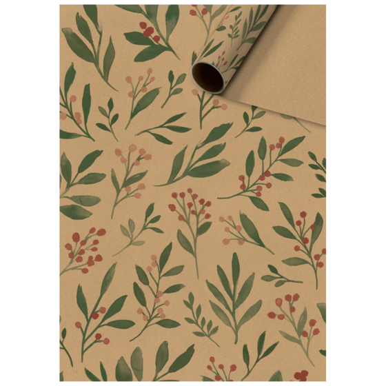 Geschenkpapier „Arona“ | 70 cm × 2 m, 70 g/m², braun