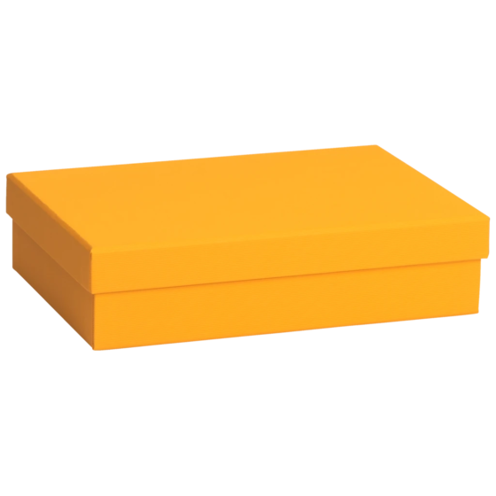 Geschenkbox One Colour | 24×6×16,5 cm, dunkelorange