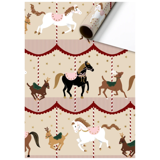 Geschenkpapier „Katalina“ | 70 cm × 2 m, 80 g/m², beige