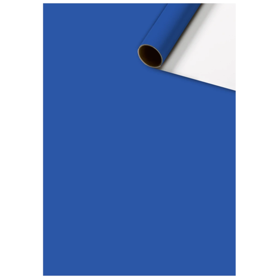 Geschenkpapier „Uni Plain“ One Colour | 70 cm × 5 m, 80 g/m², blau