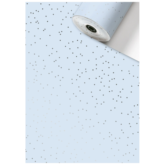 Geschenkpapier Sécaré-Rolle „Yvie“ | 70 cm × 100 m, 76 g/m², hellblau