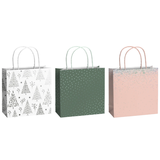 Geschenktaschen-Set „Arlette“ | 20×20×8 cm, 200 g/m²