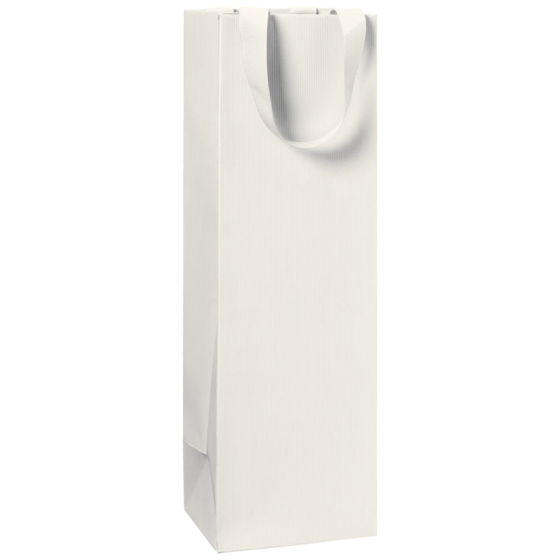 Flaschentasche One Colour | 11×36×10,5 cm, 250 g/m², hellbeige