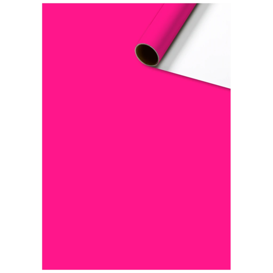 Geschenkpapier „Uni Plain“ One Colour | 70 cm × 2 m, 80 g/m², pink