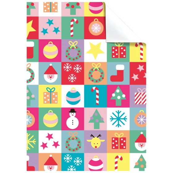 Geschenkpapier-Bogen „Dimitri“ | 100×70 cm, 80 g/m², mehrfarbig