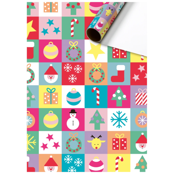 Geschenkpapier „Dimitri“ | 70 cm × 2 m, 80 g/m², bunt