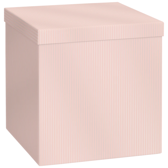 Geschenkbox „Paro“ | 23×24×23 cm, hellrosa