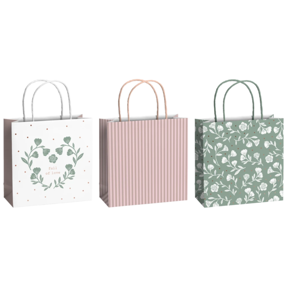 Geschenktaschen-Set „Olena“ | 20×20×8 cm, 200 g/m²