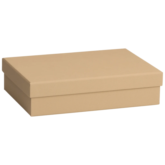 Geschenkbox One Colour | 24×6×16,5 cm, hellbraun
