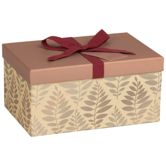 Geschenkbox „Solea“ | 16,5×12×24 cm, ziegelrot/hellbraun