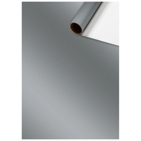 Papier cadeau « Uni Plain » One Colour | 70 cm × 5 m, 80 g/m², argent
