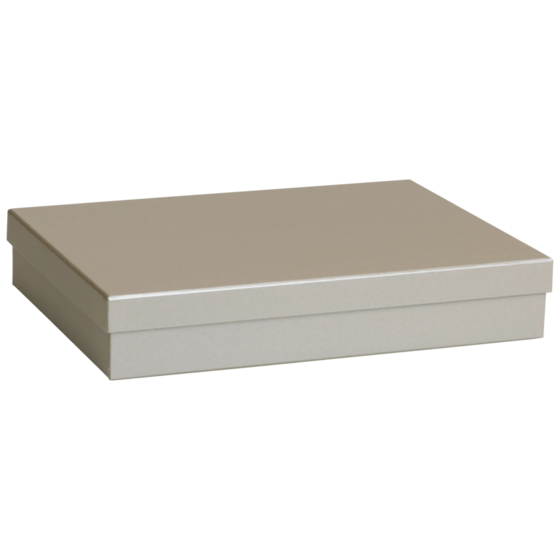 Boîte cadeau One Colour | 33×6×24 cm, argent