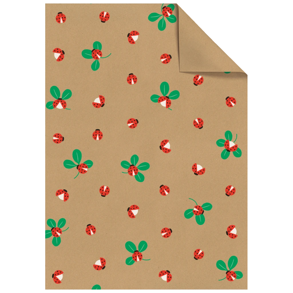 Geschenkpapier-Bogen „Adela“ | 50×70 cm, 70 g/m², hellbraun