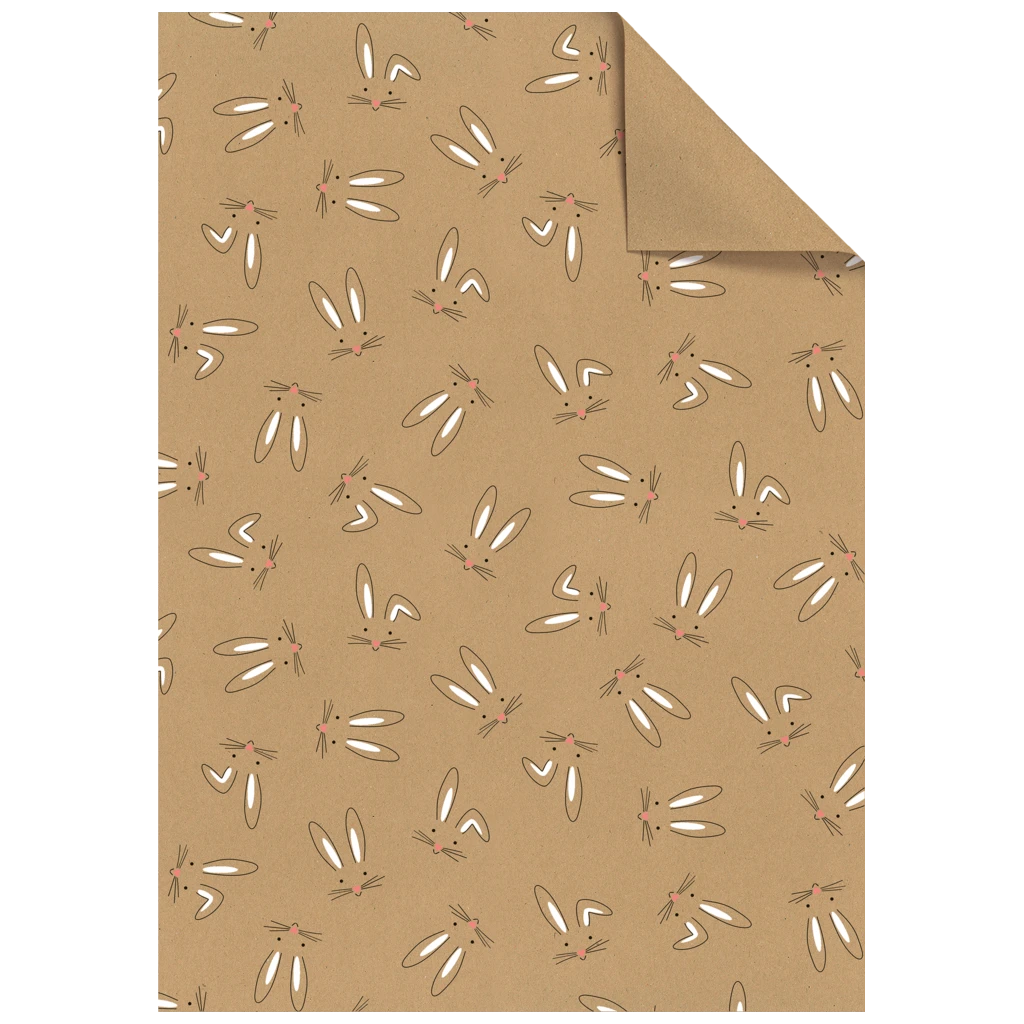 Geschenkpapier-Bogen | 50×70 cm, 70 g/m², braun