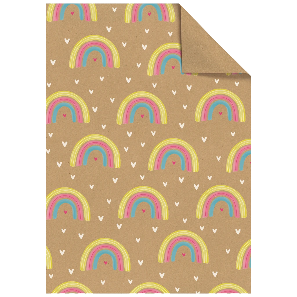 Geschenkpapier-Bogen „Chilly“ | 50×70 cm, 70 g/m², braun