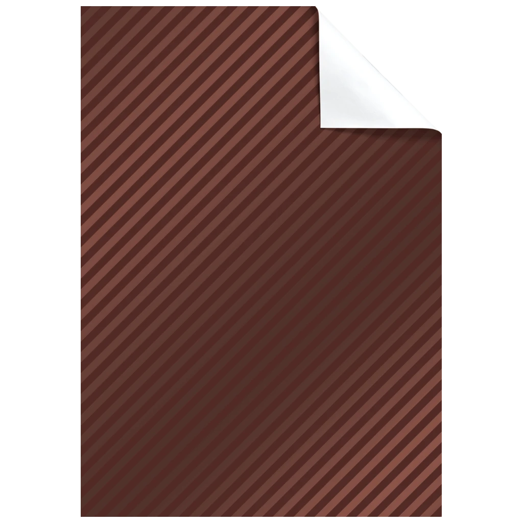 Feuille de papier cadeau « Stribe » | 50×70 cm, 76 g/m², cuivre