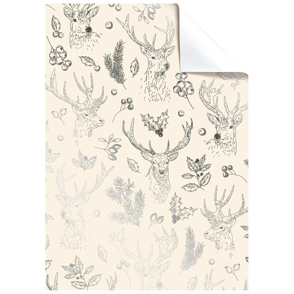 Geschenkpapier-Bogen „Beau“ | 100×70 cm, 76 g/m², beige