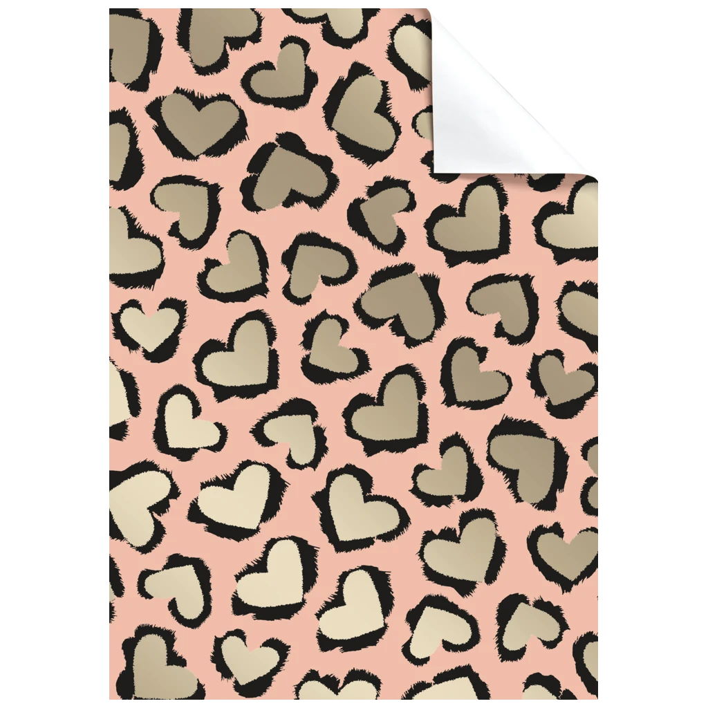 Geschenkpapier-Bogen „Cassy“ | 100×70 cm, 76 g/m², rosa