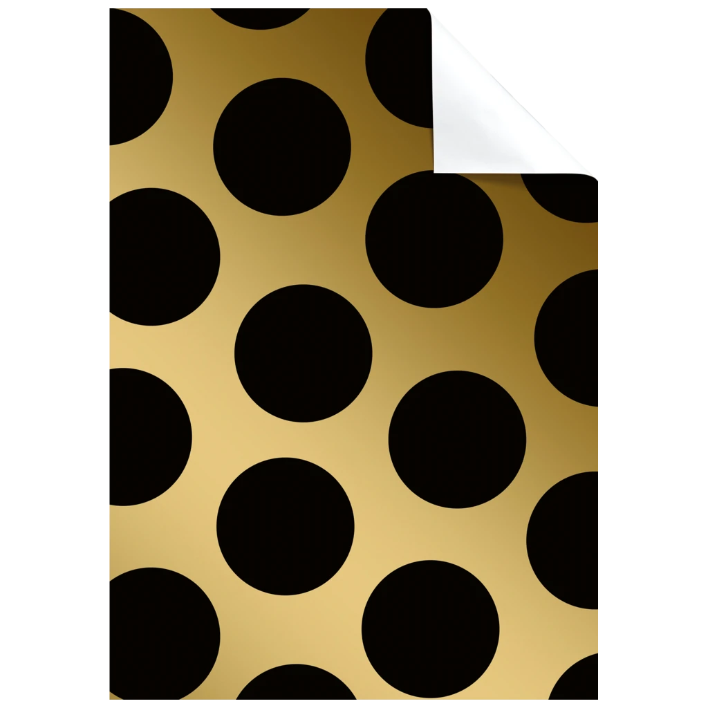 Gift Wrapping Paper Sheet | 100×70 cm, 76 gsm, black