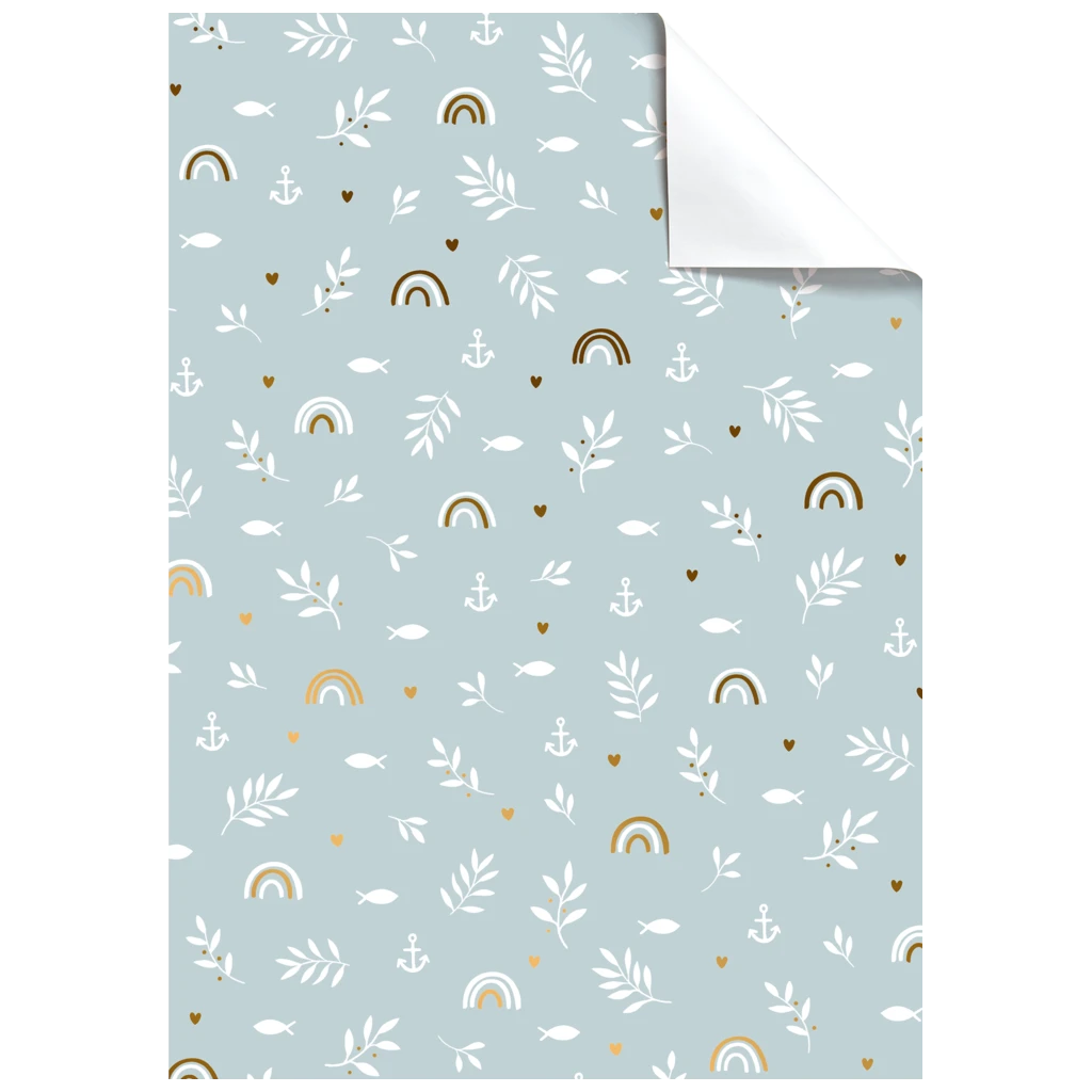 Geschenkpapier-Bogen | 100×70 cm, 76 g/m², hellblau