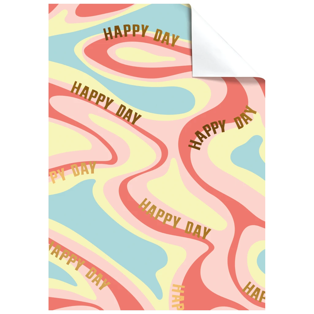 Papier cadeau « Jovid » | 100×70 cm, 80 g/m², multicolore, pastel
