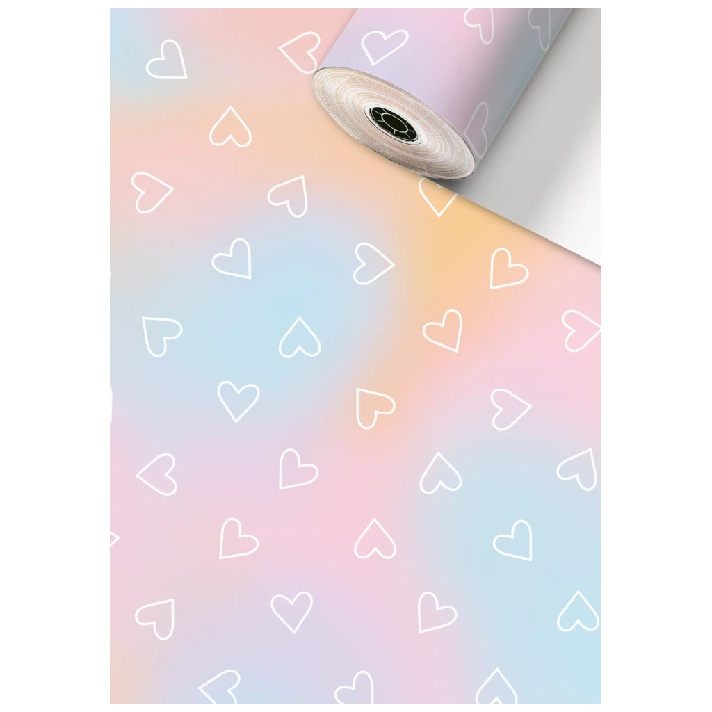Papier cadeau « Kayla » | 70 cm × 100 m, 76 g/m², arc-en-ciel