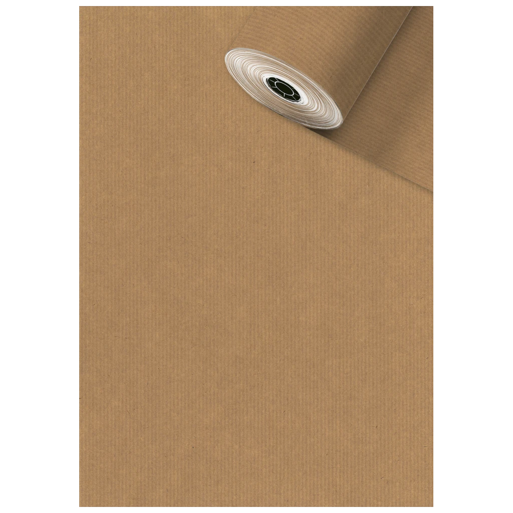 Geschenkpapier Sécaré-Rolle „Braun Kraft“ | 70 cm × 250 m, 60 g/m², braun