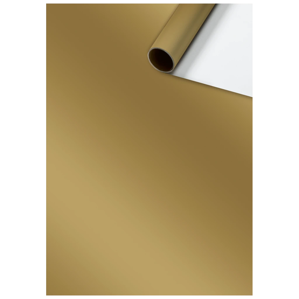 Geschenkpapier „Uni Plain“ One Colour | 70 cm × 5 m, 80 g/m², gold