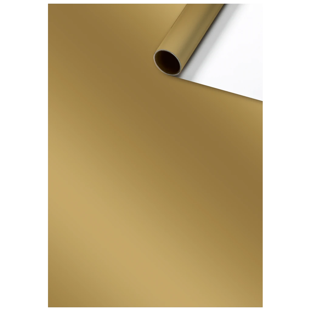 Geschenkpapier „Uni Plain“ One Colour | 70 cm × 10 m, 80 g/m², gold